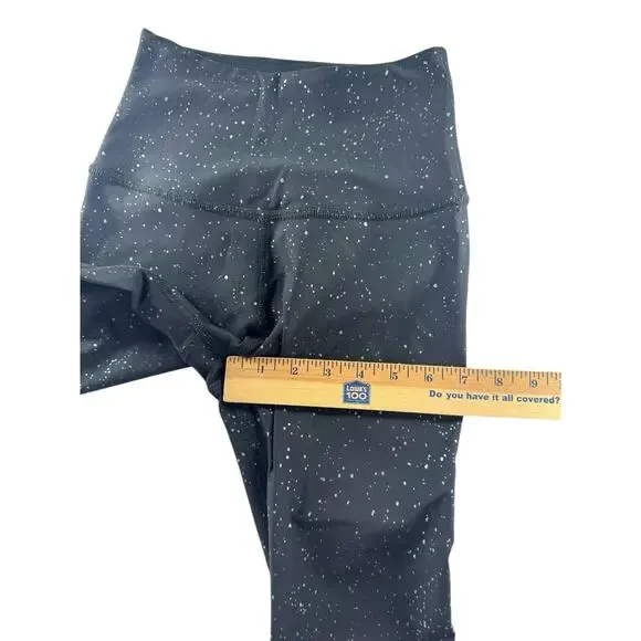 Beyond Yoga Alloy Ombre High Waisted Midi Leggings Size S Black Silver Metallic - Picture 8 of 10